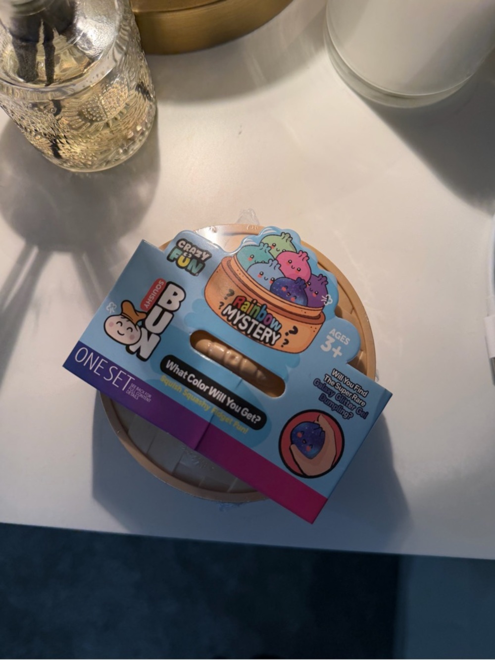 Rainbow mystery dumpling squishy